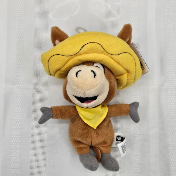 Vintage 1999 Warner Bros Studio Store Baba Looey Bean Bag Plush Sombrero NWT - Picture 4 of 11